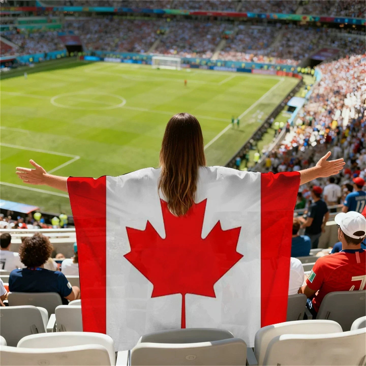 World Cup supporter cape