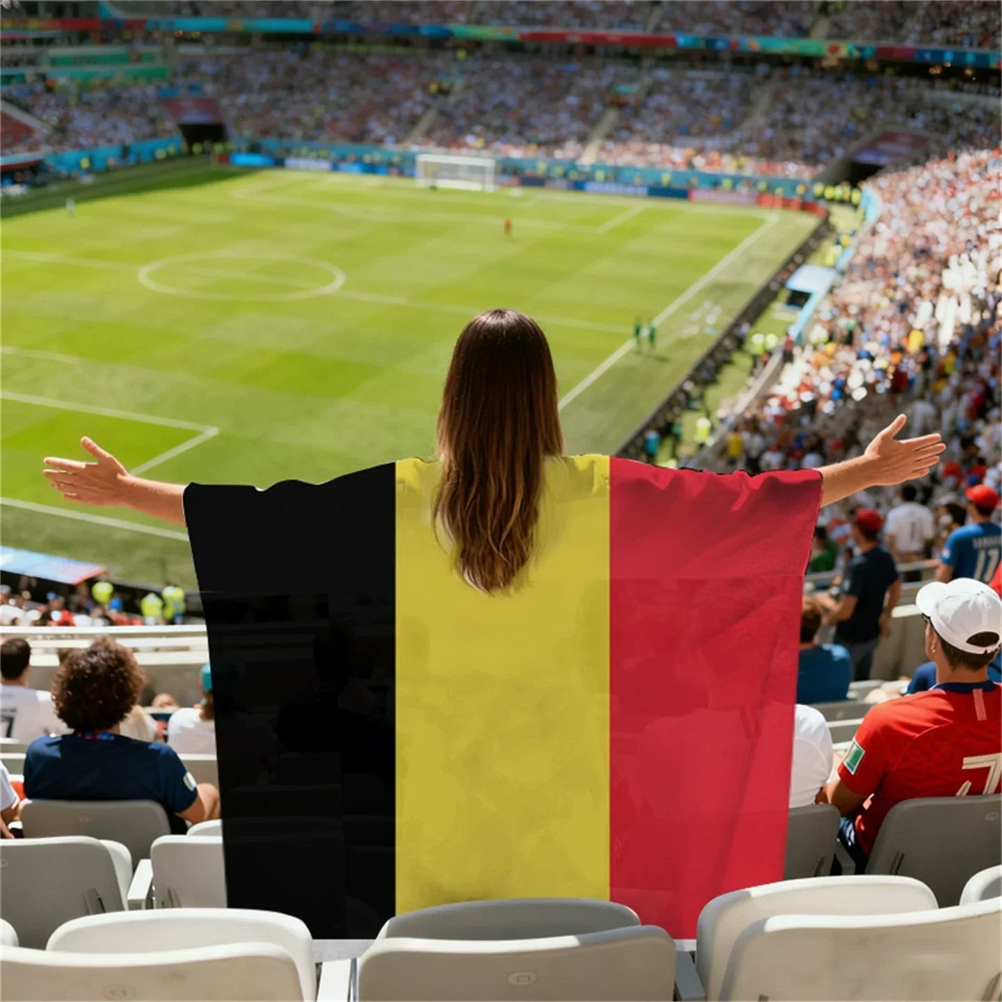 World Cup supporter cape
