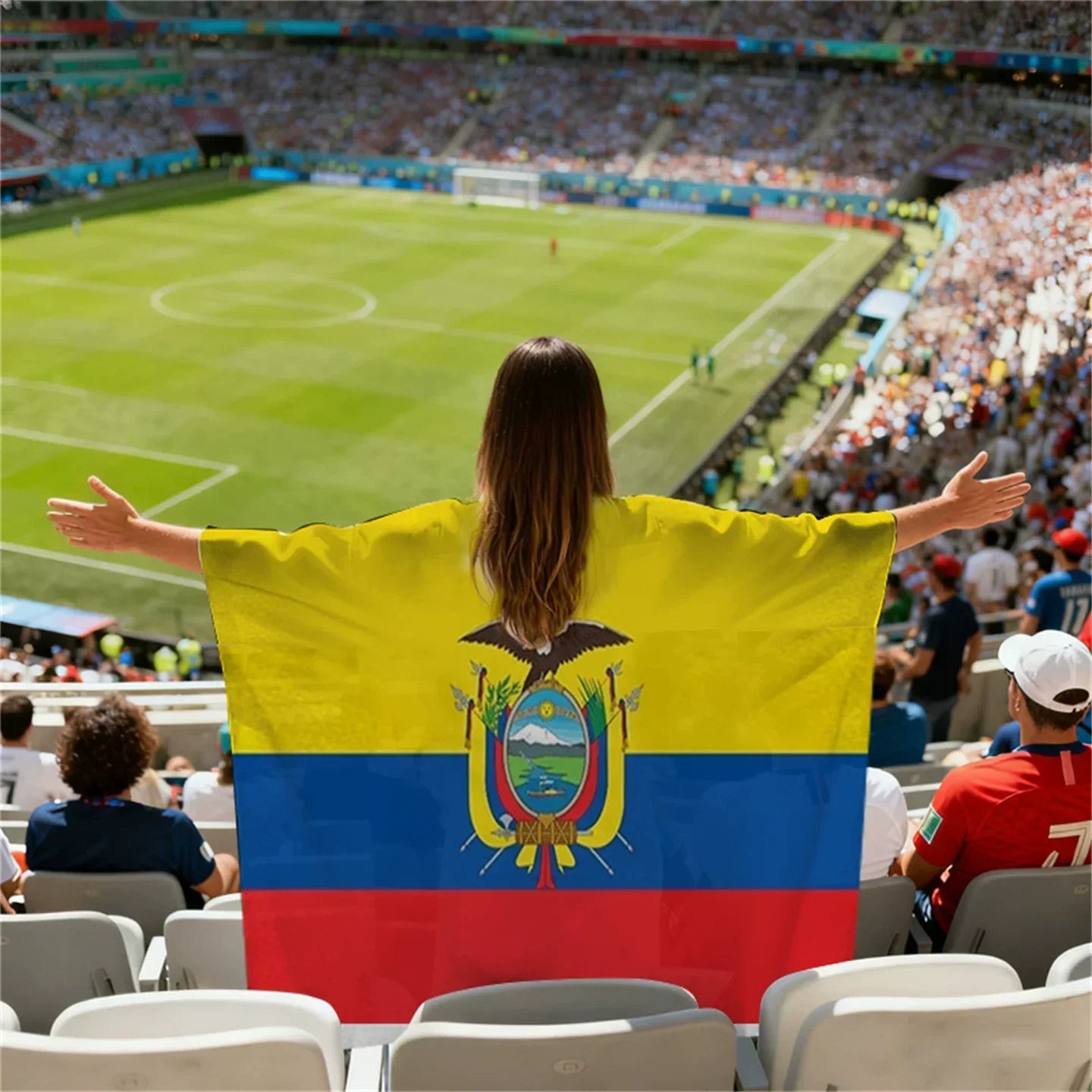 World Cup supporter cape